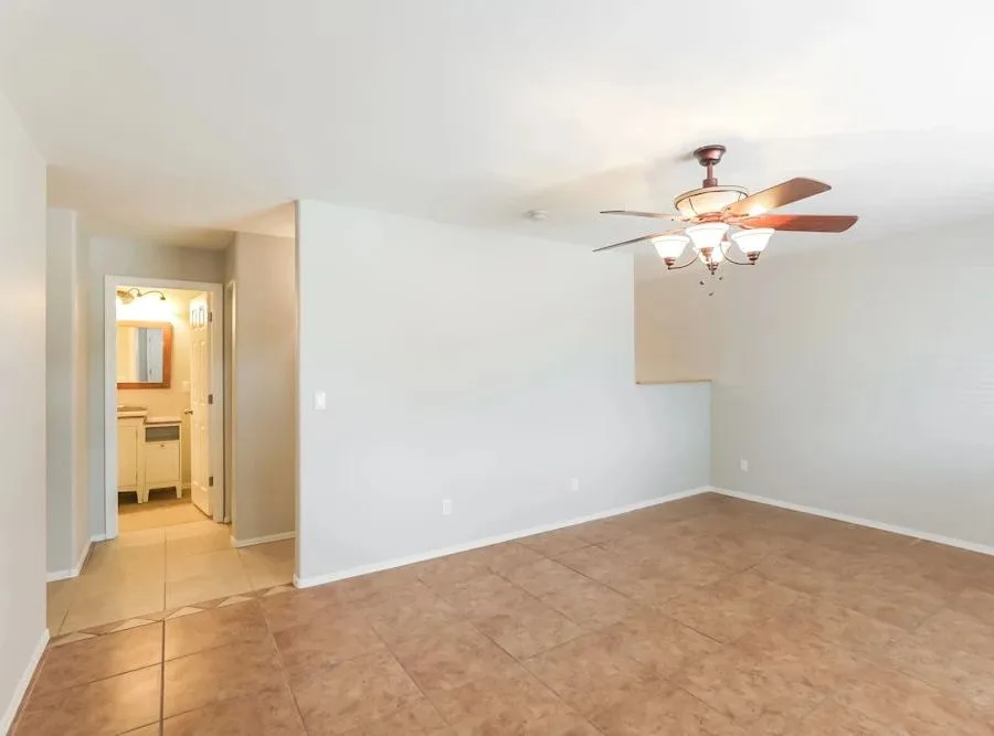 Interior room with smooth drywall and clean paint